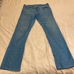 Men’s True Religion Jeans Ricky, 31 x 33, Blue.